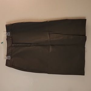 Eddie Bauer Olive Green Khaki Skirt Size 12